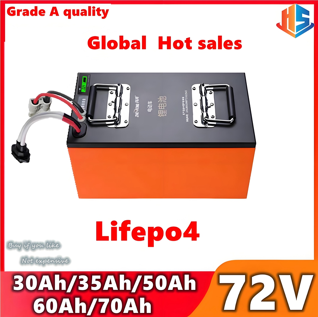 72V 60Ah Lifepo4 Battery Pack - สกู๊ตเตอร์ไฟฟ้า EV แบตเตอรี่ Lifepo4 72V 50Ah