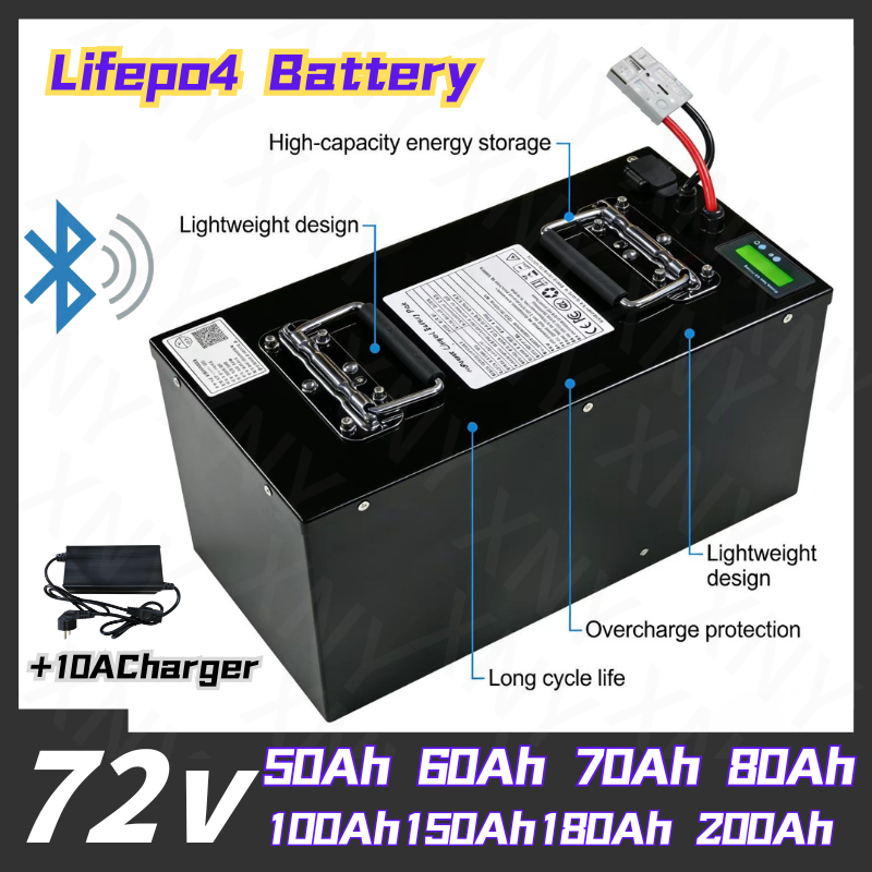 แบตเตอรี่ลิเธียม XNY-72V LifeP - 72V 60Ah Lifepo4 Battery Pack บทวิจารณ์และราคา